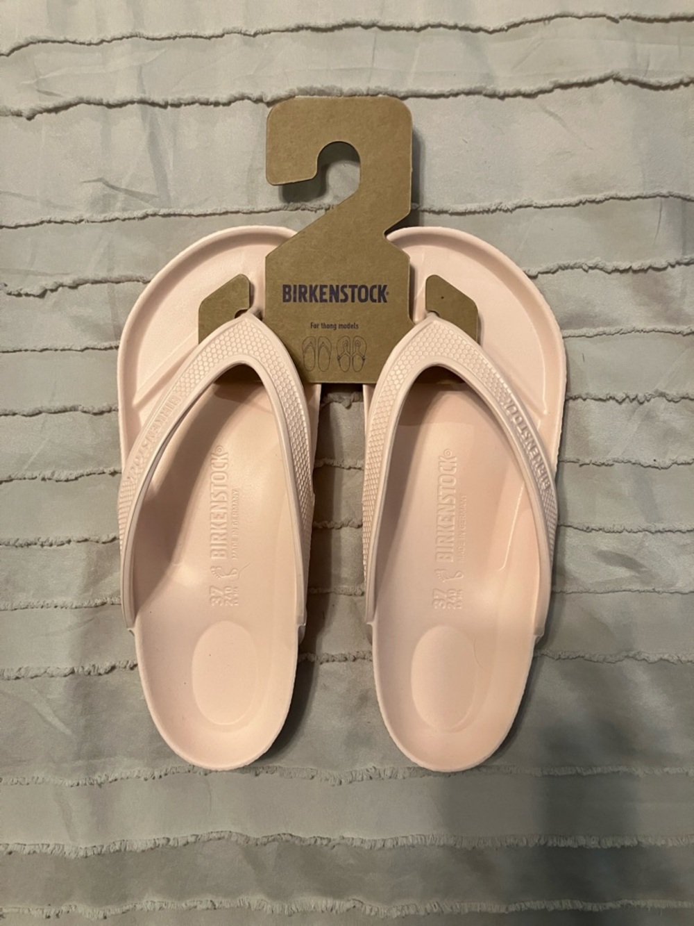 Birkenstock “light rose” EVA Recovery Slide Sandals (EU37/US 6/6.5)